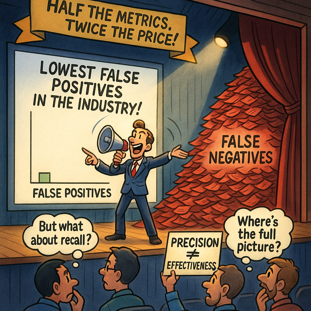 Ta da! We have a really low false positive rate